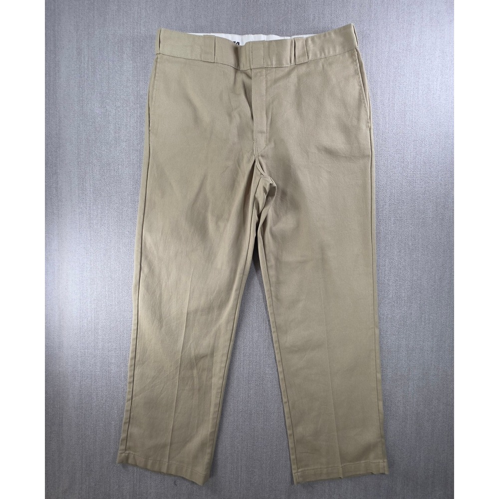 Dickies 874 Original‎ Fit Pants Men 38x30 Khaki Tan Workwear Chino
